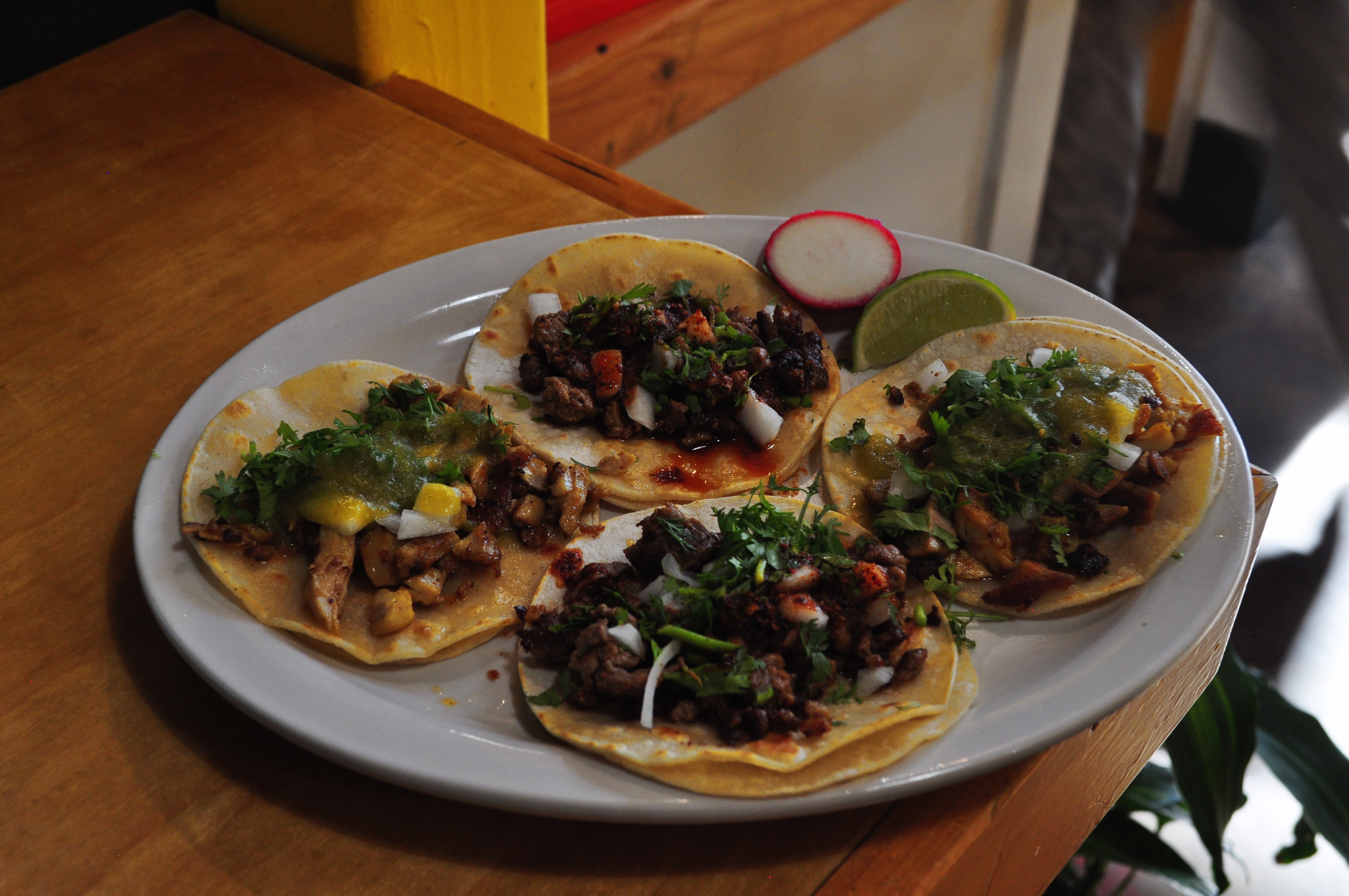 Tacos at Taqueria Portland
